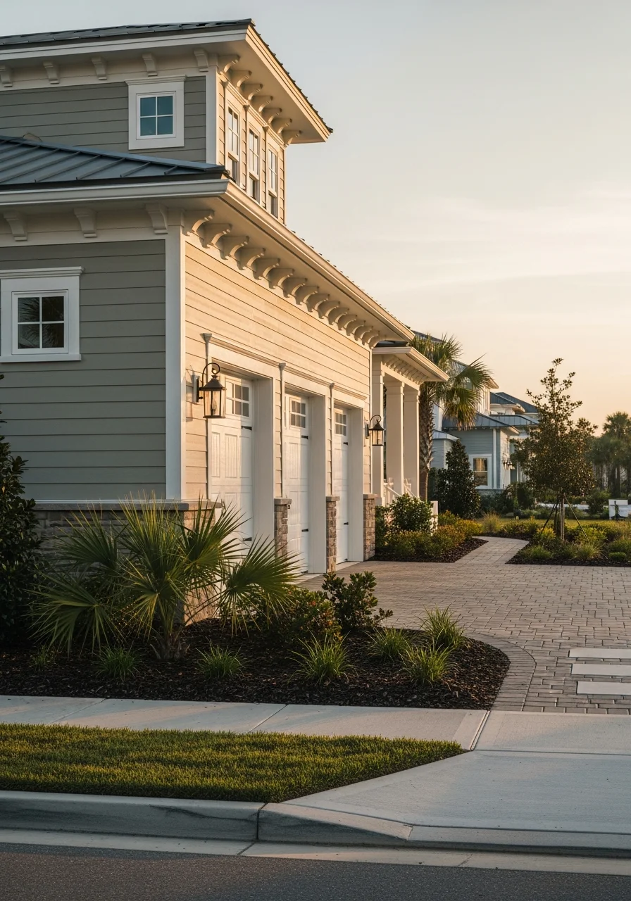 Elegant home exterior showing quality finishes and refined design details.